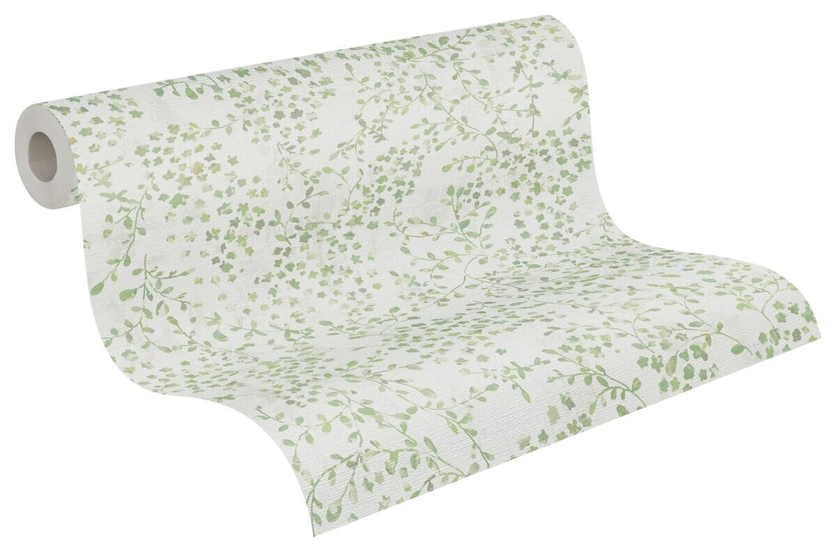 A.S.Creation Vliestapete creme weiß B/H/D: ca. 53x1005x8,1 cm