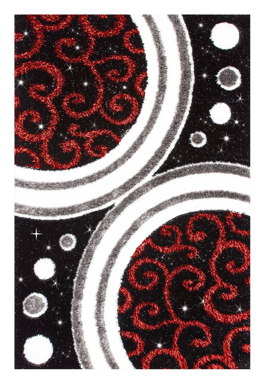 Kayoom Kurzflorteppich Ganges 610 grau B/L: ca. 80x150 cm