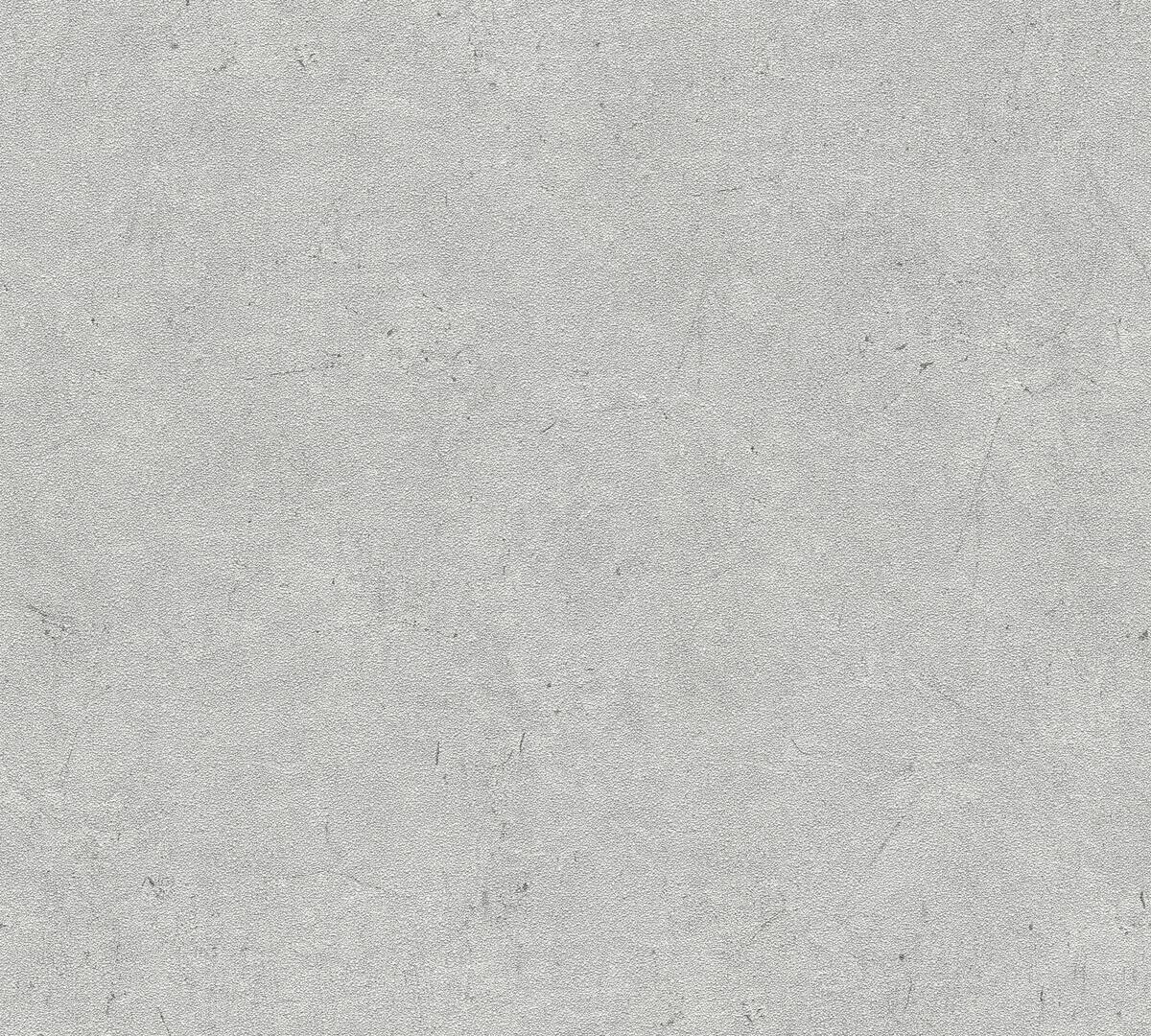 A.S.Creation Vliestapete Authentic Walls 2 Uni grau B/L: ca. 53x1005 cm