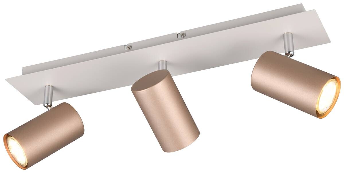 Reality Leuchten Spots Marley kaffee B/H/L: ca. 48x15x9 cm null 3 Brennstellen