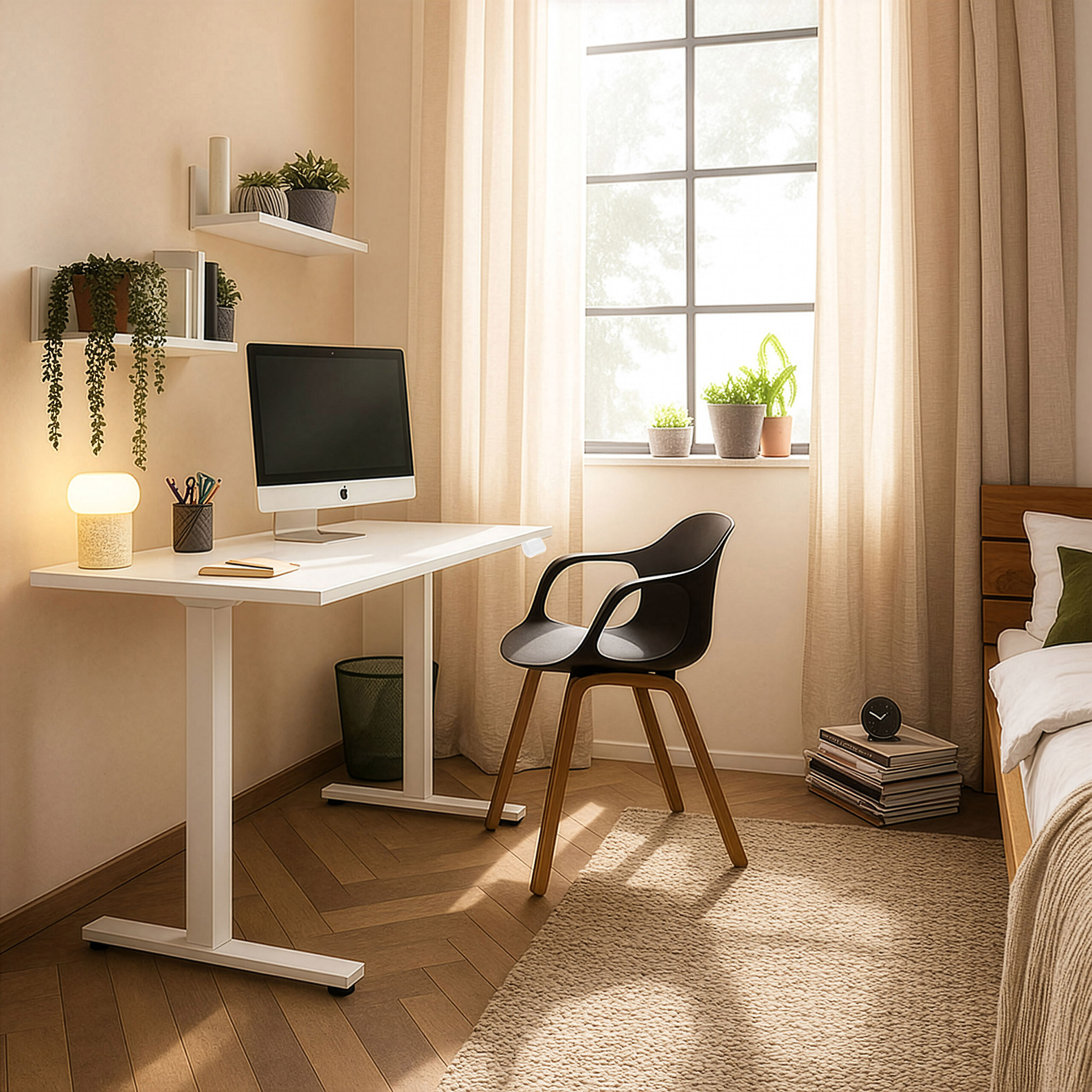 Schreibtisch Torge weiß B/H/T: ca. 138x72,7x60 cm