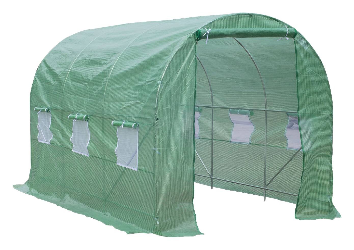 Outsunny Foliengewächshaus B/H/L: ca. 200x200x350 cm
