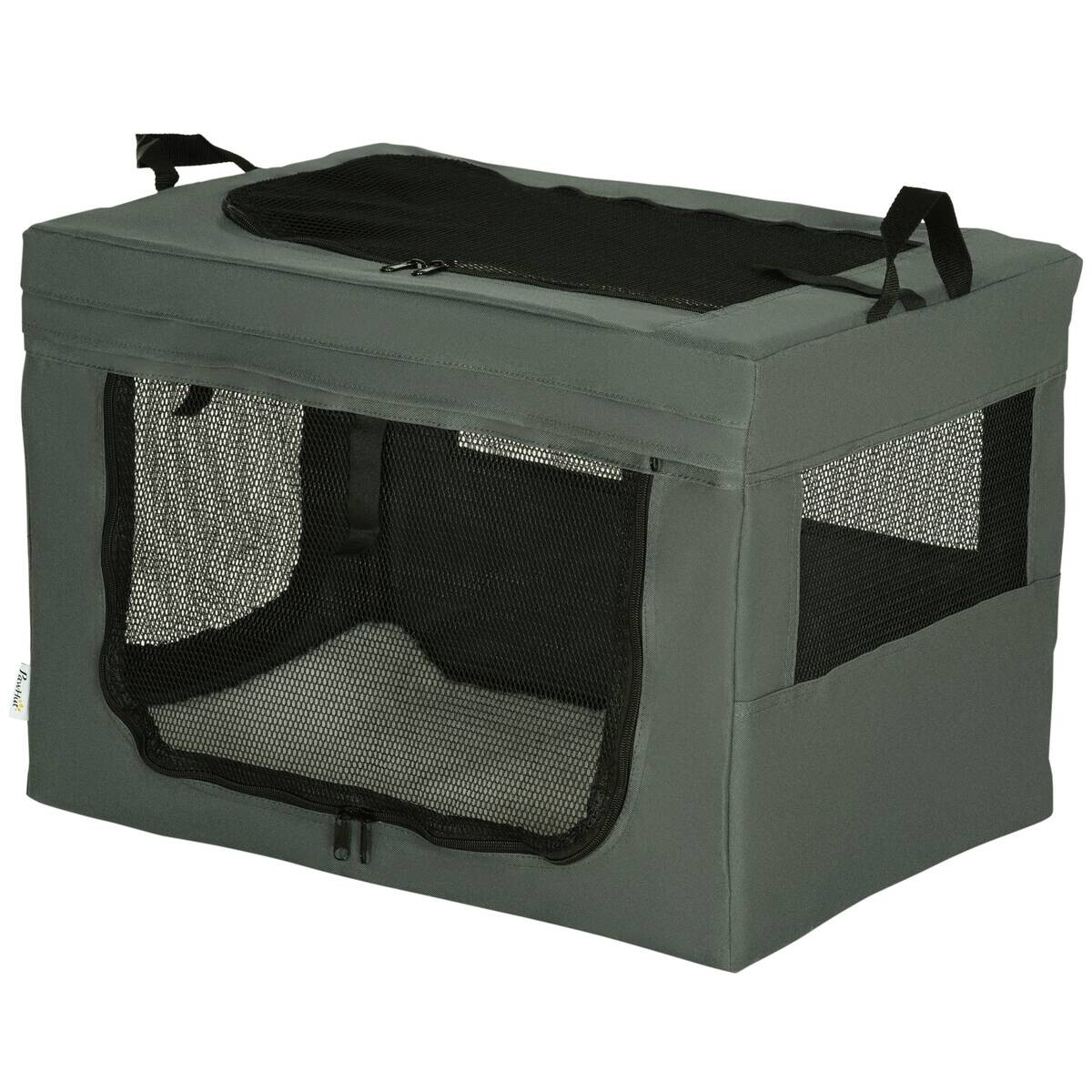 PawHut Hunde-Zubehör grau Edelstahl B/H/L: ca. 42x60x42 cm