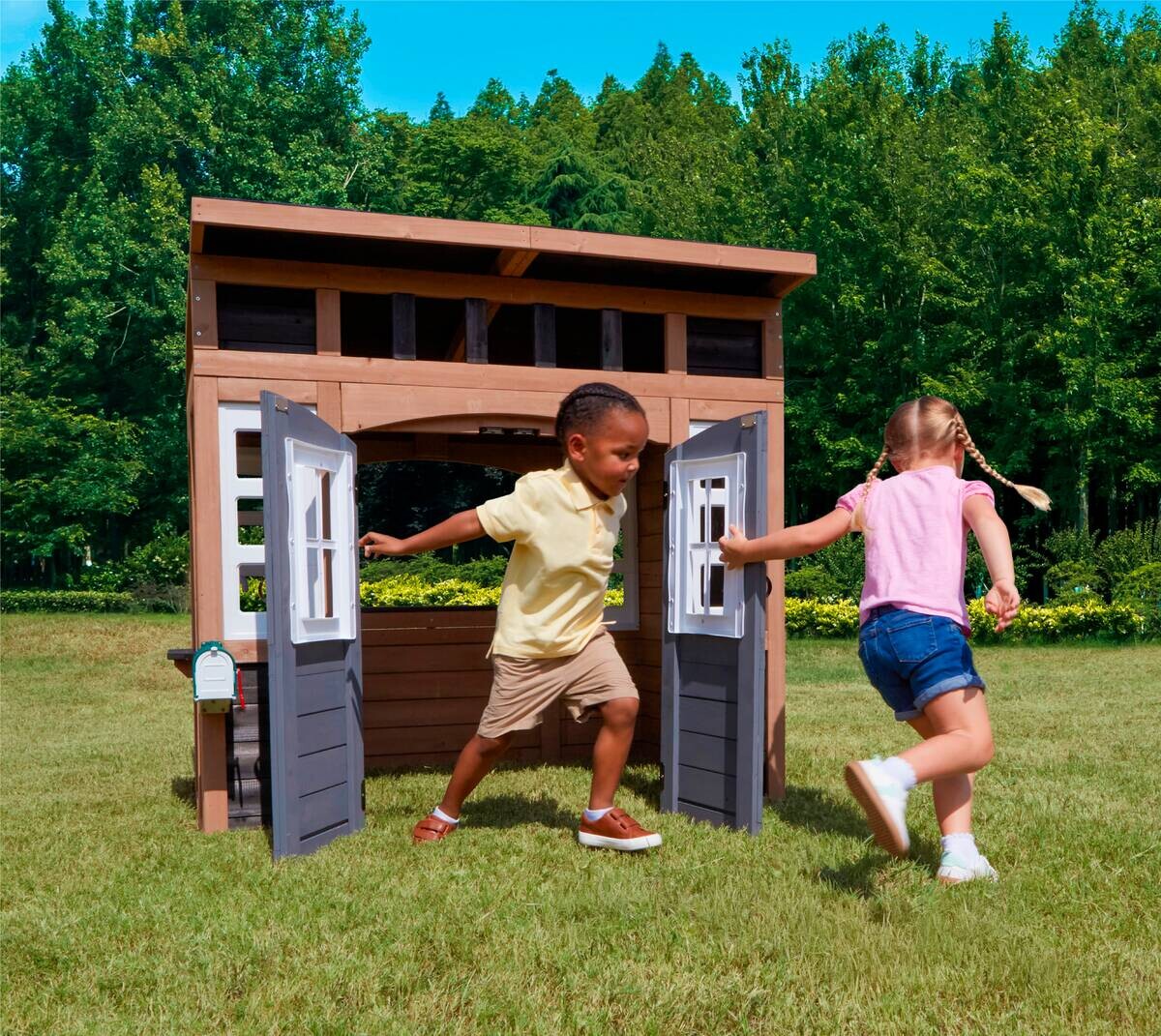 Zwerkules Spielhaus Trolli natur B/H/L: ca. 177x139x156 cm