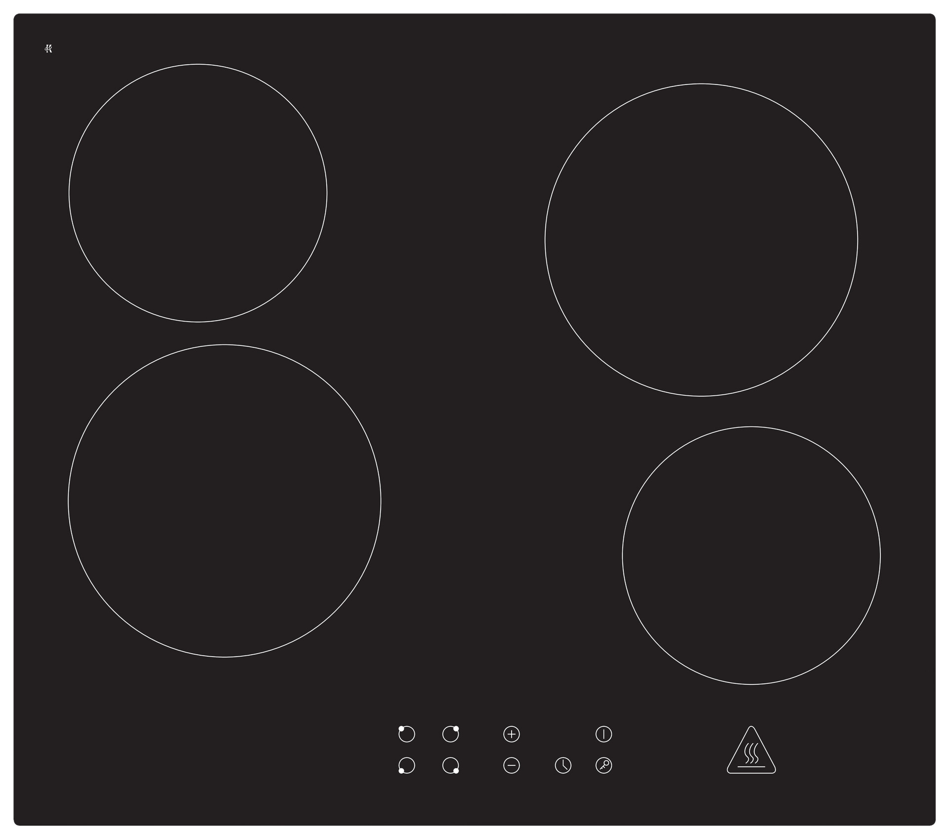 Respekta Küchenblock Amanda weiß Hochglanz B/H/T: ca. 300x200x60 cm
