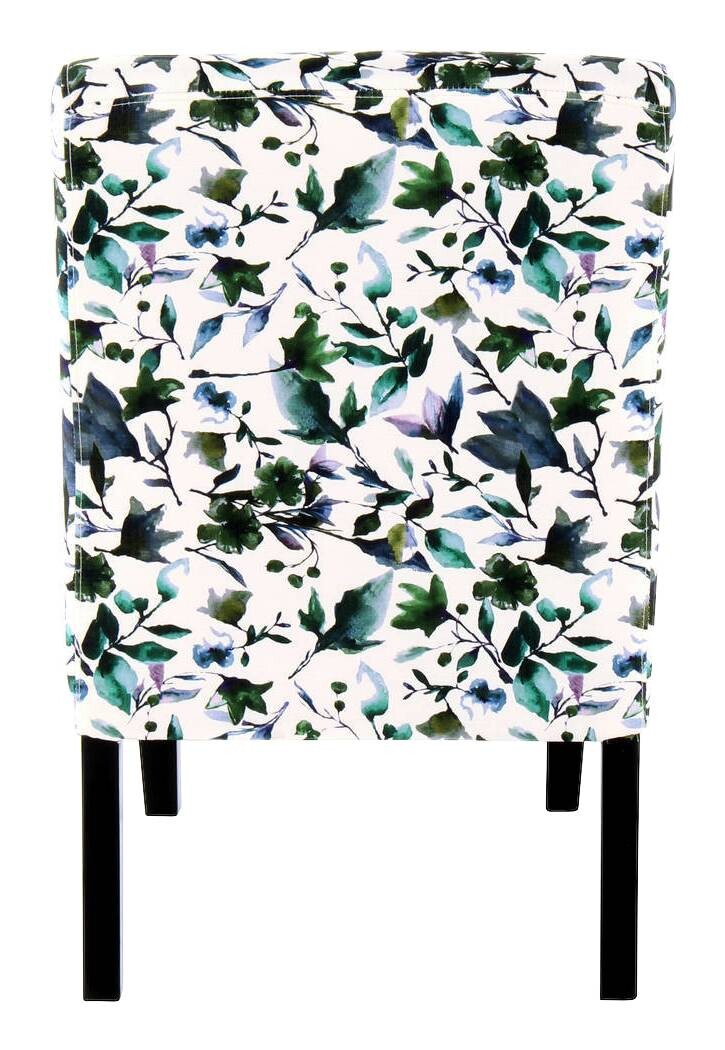 Stuhl Indira 100 grün weiß Microfaser Microfaser B/H/T: ca. 55x92x77 cm