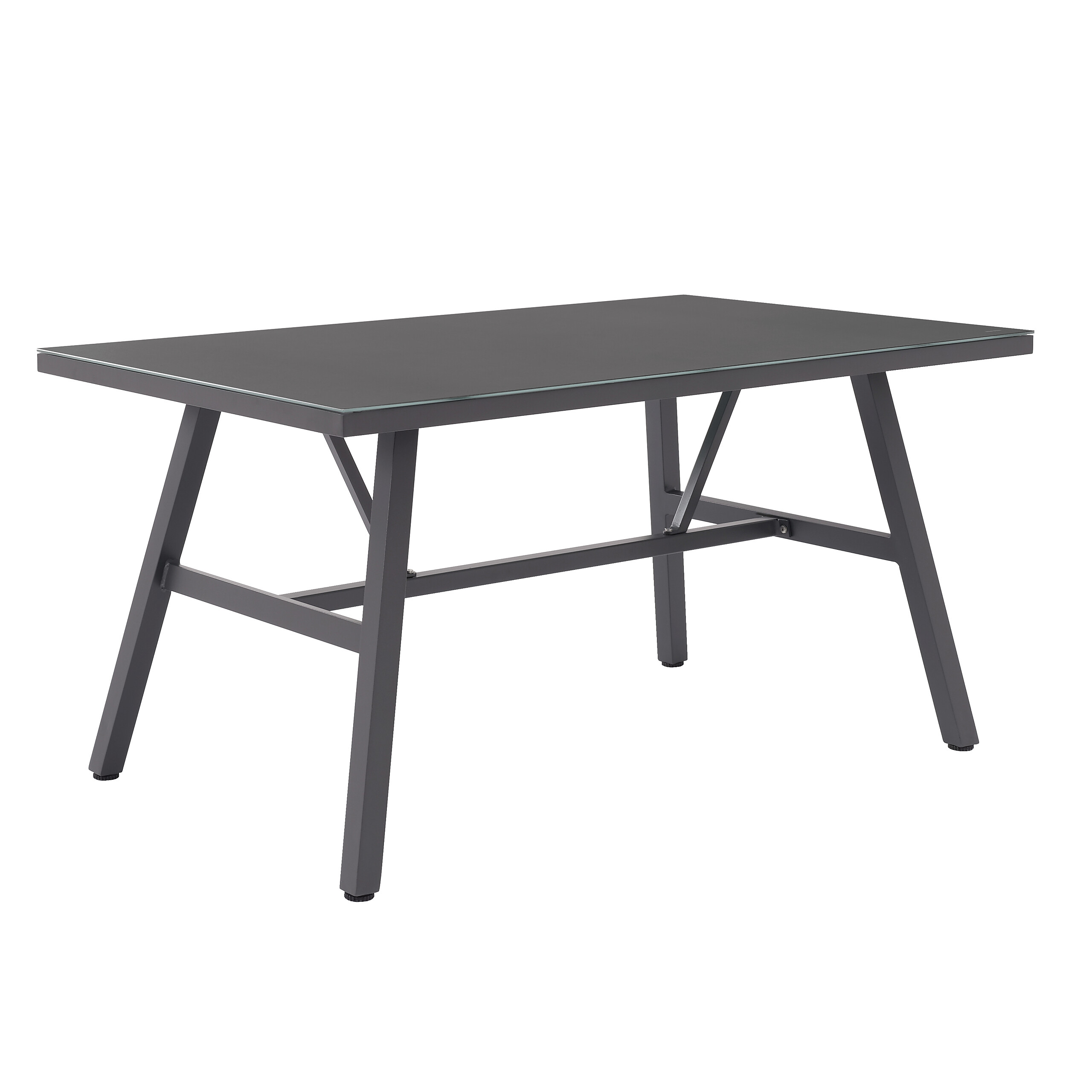 POCOline Gartensitzgruppe Alicante grau Alu