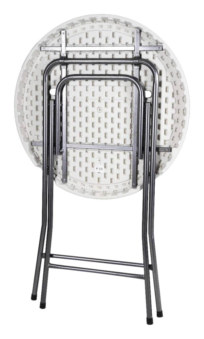 VCM Stehtisch weiß Metall H/D: ca. 110x80 cm VCM Stehtisch weiß Metall H/D: ca. 110x80 cm