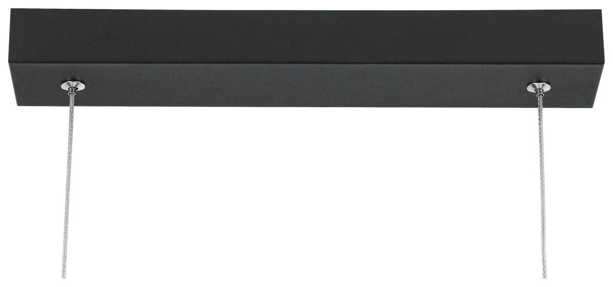 Nolo LED-Pendelleuchte Gabriella schwarz Metall Kunststoff B/H/L: ca. 18x120x92 cm