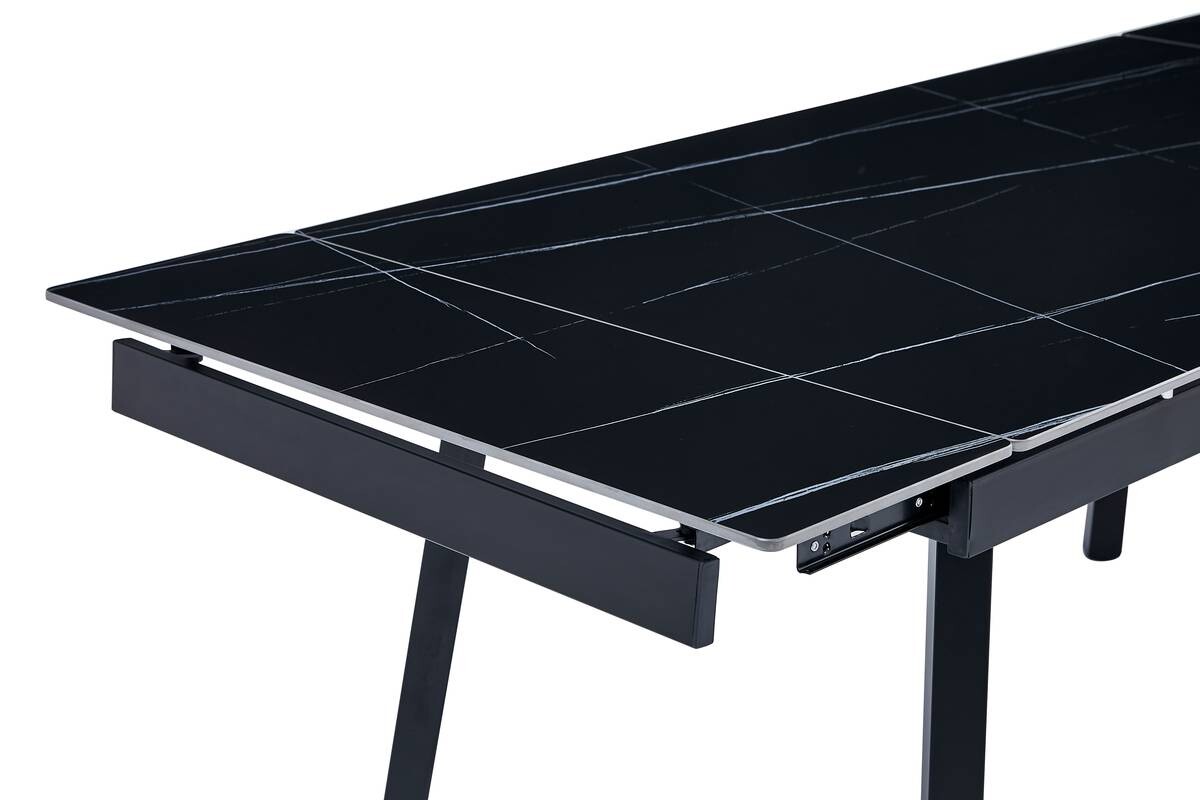 Esstisch Bilbao anthrazit Keramik Optik B/H/T: ca. 150x75x90 cm