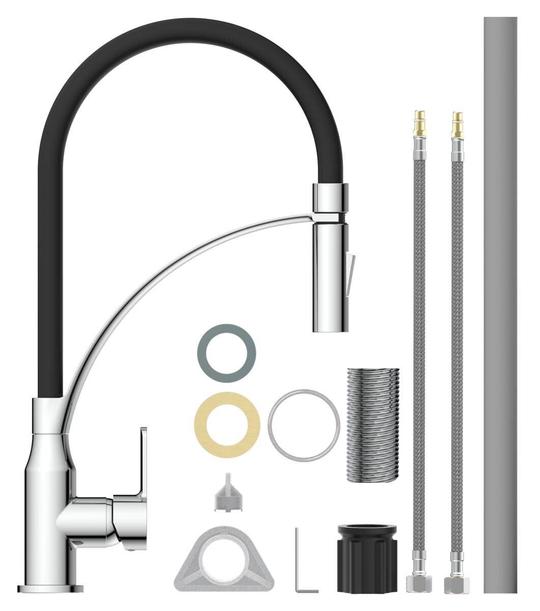Spültisch-Armatur Carneo schwarz