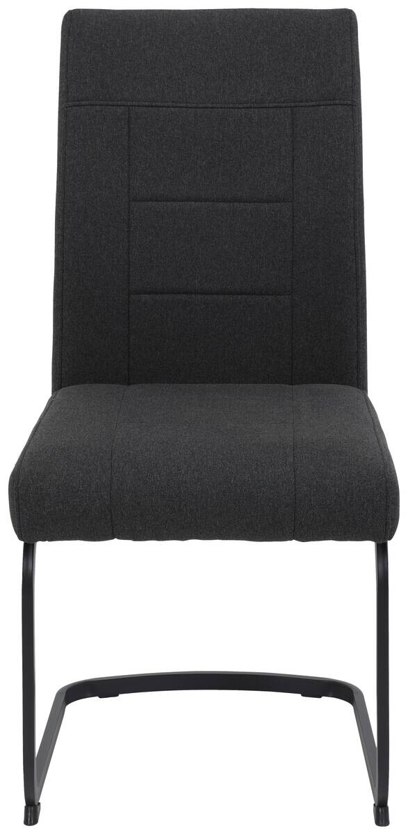 Schwingstuhl Brindisi, 4er-Set anthrazit Webstoff B/H/T: ca. 48x98,5x67 cm