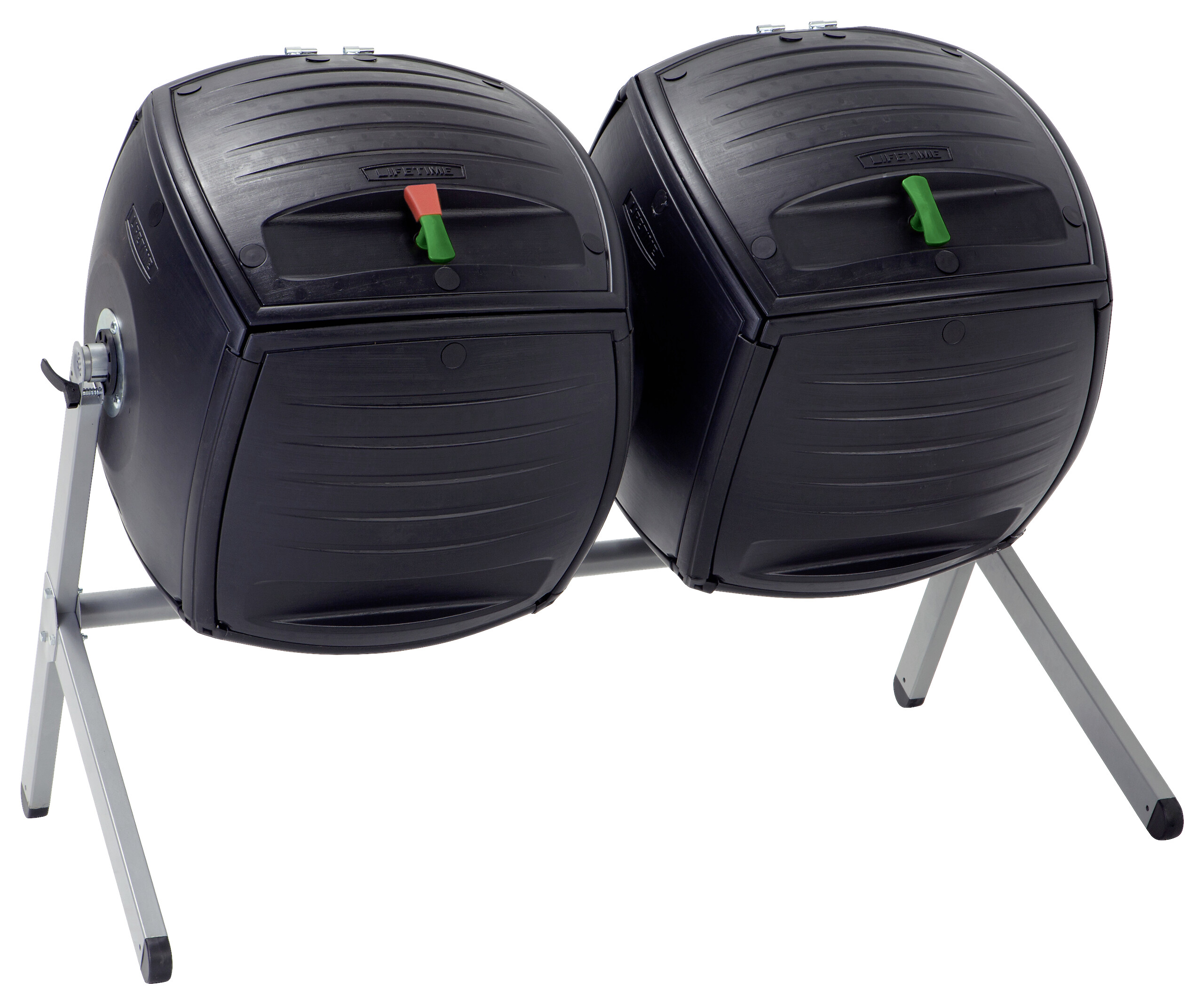 Lifetime Komposter Zwilling schwarz B/H/L: ca. 144x110x79 cm