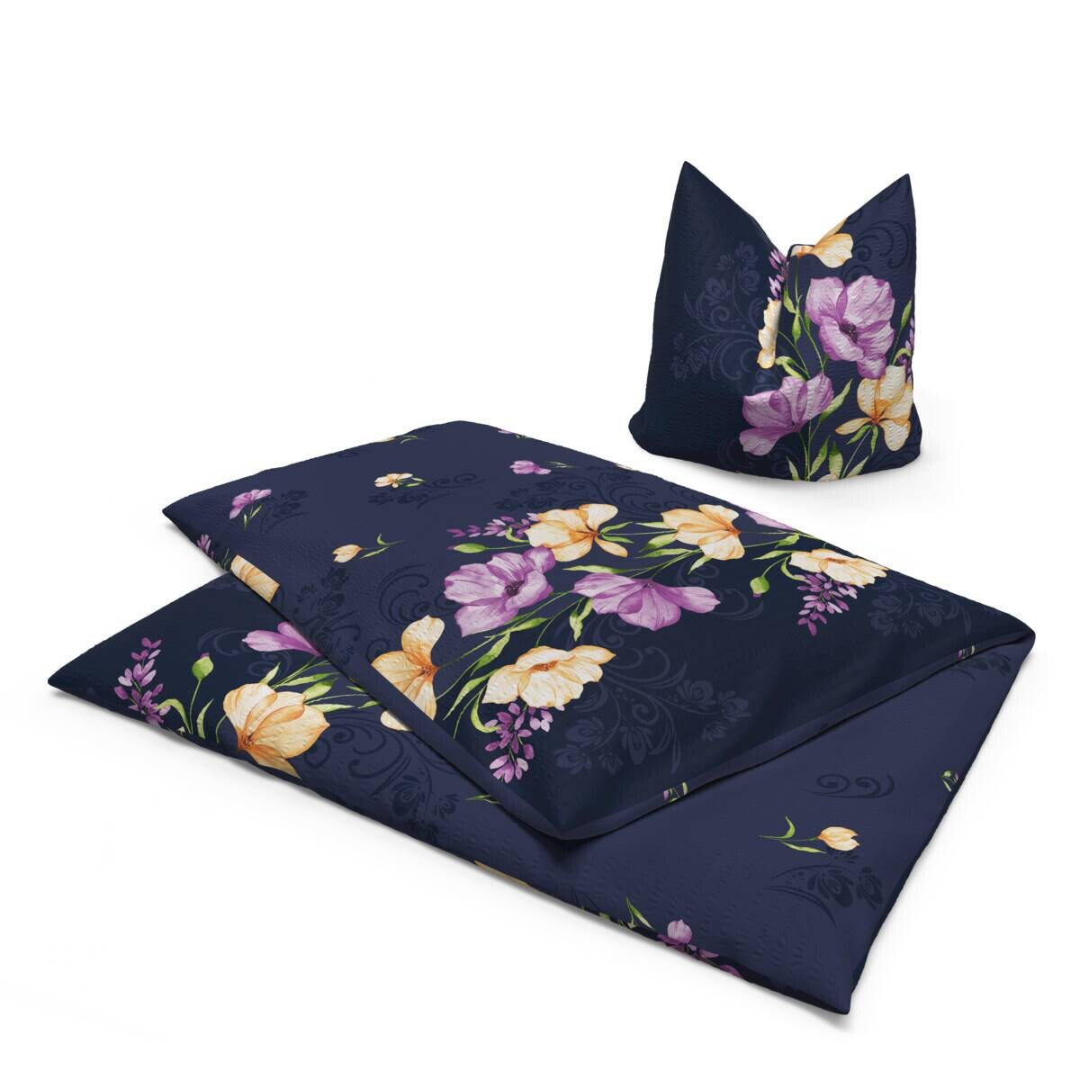 Baumwoll Bettwäsche Seersucker