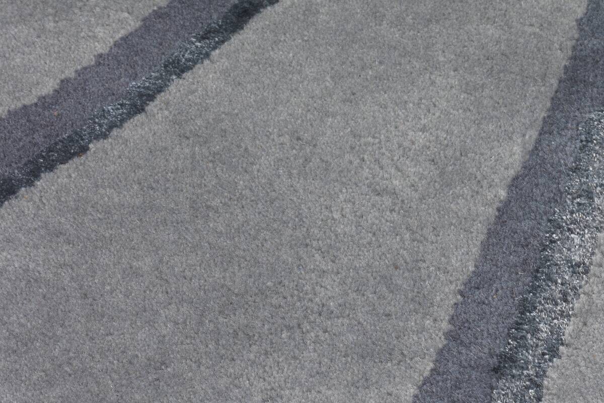 Arte Espina Kurzflorteppich Satin 8063 grau B/L: ca. 120x180 cm