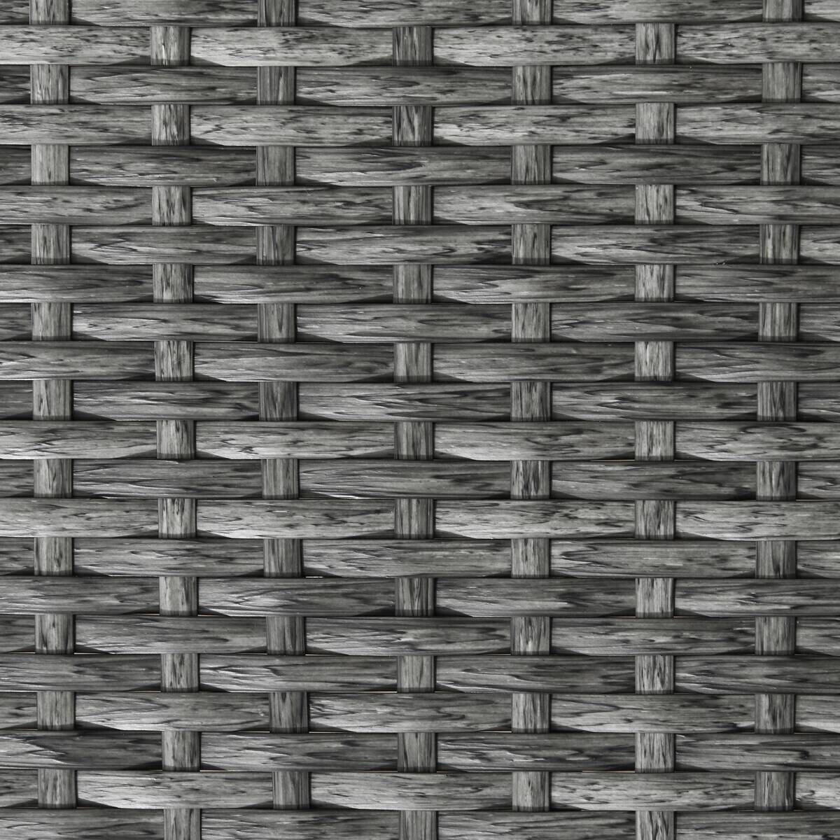 Outsunny Bistro-Set grau Kunststoff B/H/L: ca. 77x78x76 cm