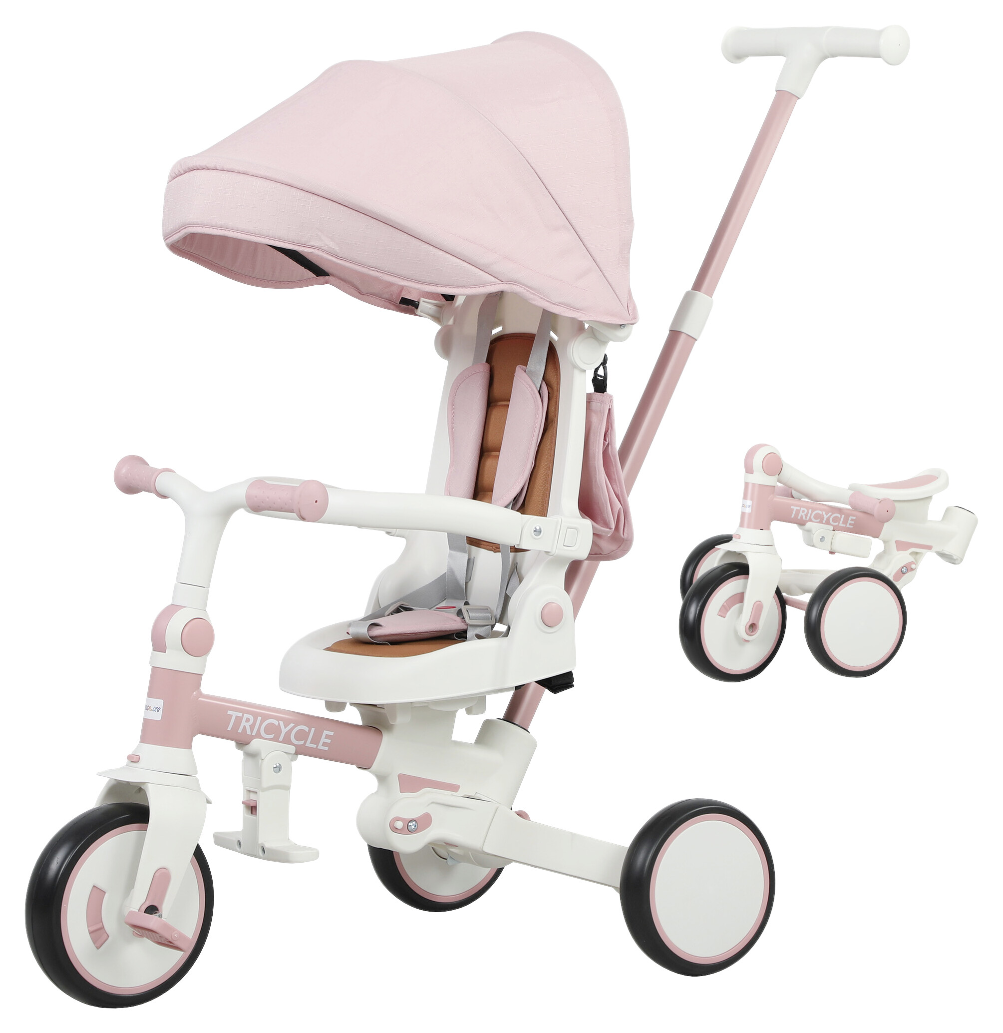 AIYAPLAY Dreirad rosa B/H/L: ca. 49x101x96,5 cm