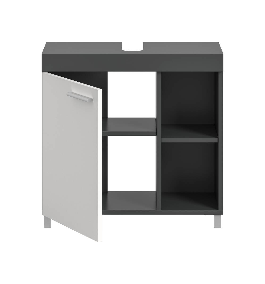 Waschbeckenunterschrank Noah weiß B/H/T: ca. 65x63x31 cm