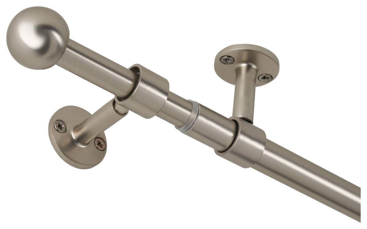 ondeco Stilgarnituren Edelstahloptik Metall L: ca. 400 cm ausziehbar von ca. 210 bis 400 cm 1.0 Läufe