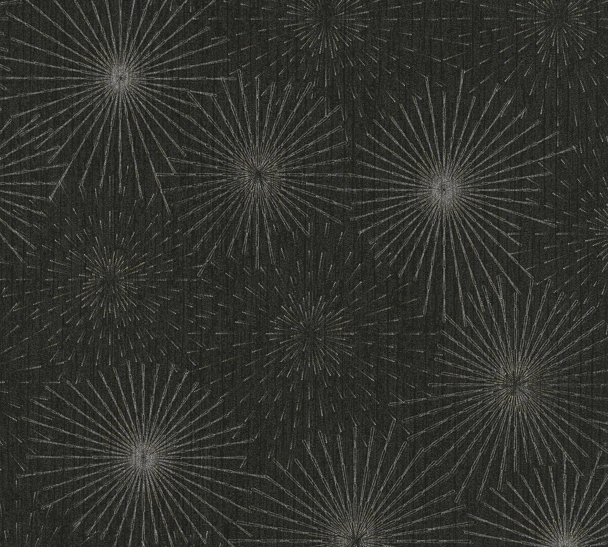 A.S.Creation Vliestapete schwarz silber gold B/H/D: ca. 53x1005x8,2 cm