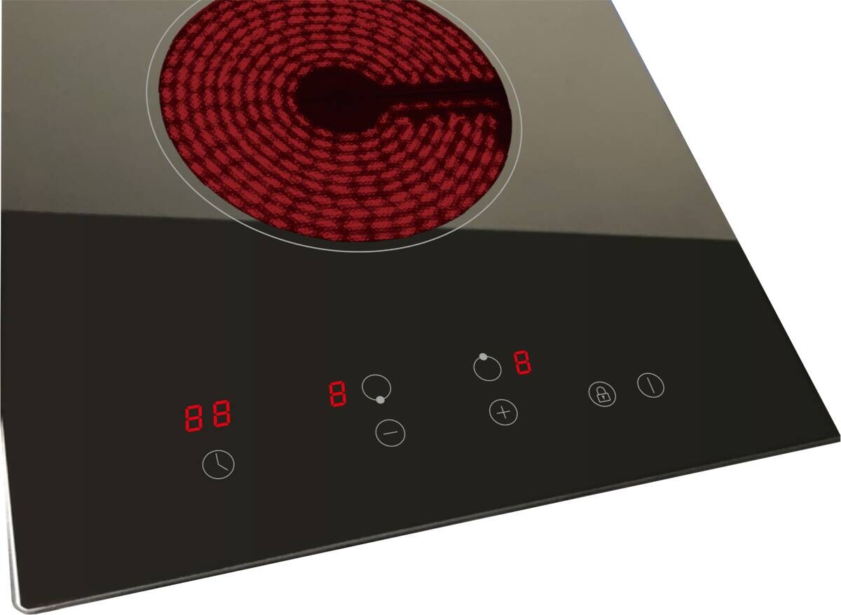 PKM Glaskeramikkochfeld EB-GK-2TCG B/H/T: ca. 29x5,1x52 cm