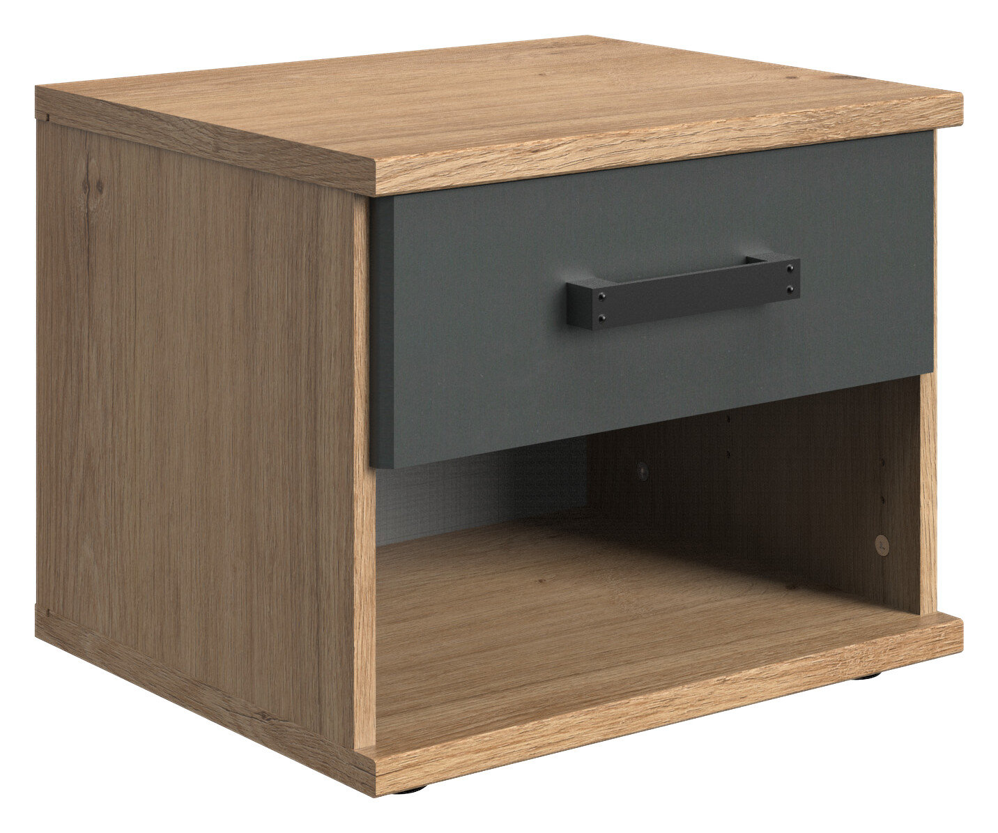 Nachtkonsole Liverpool Plankeneiche Nachbildung B/H/T: ca. 46x38x40 cm