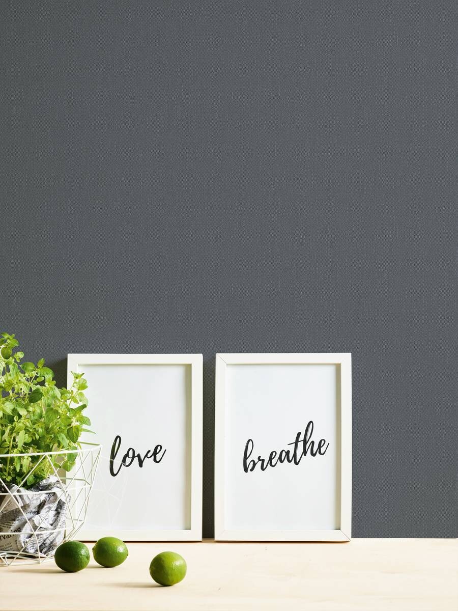 A.S.Creation Vliestapete Elegance 3 Uni grau B/L: ca. 53x1005 cm