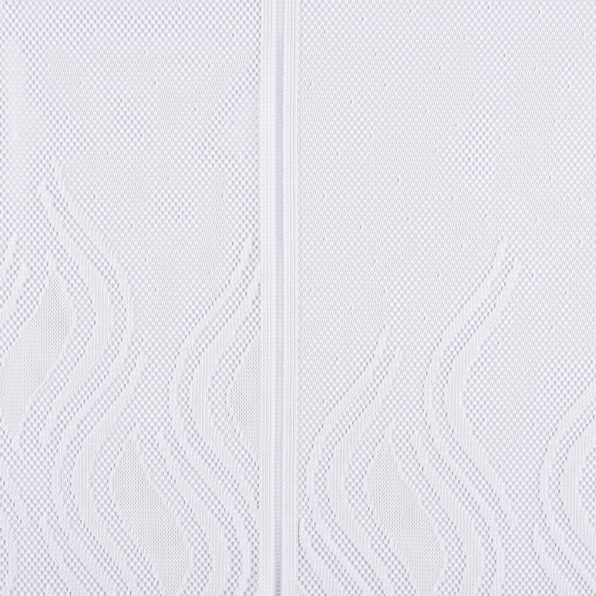 Scheibengardinen-Meterware weiß H: ca. 60 cm