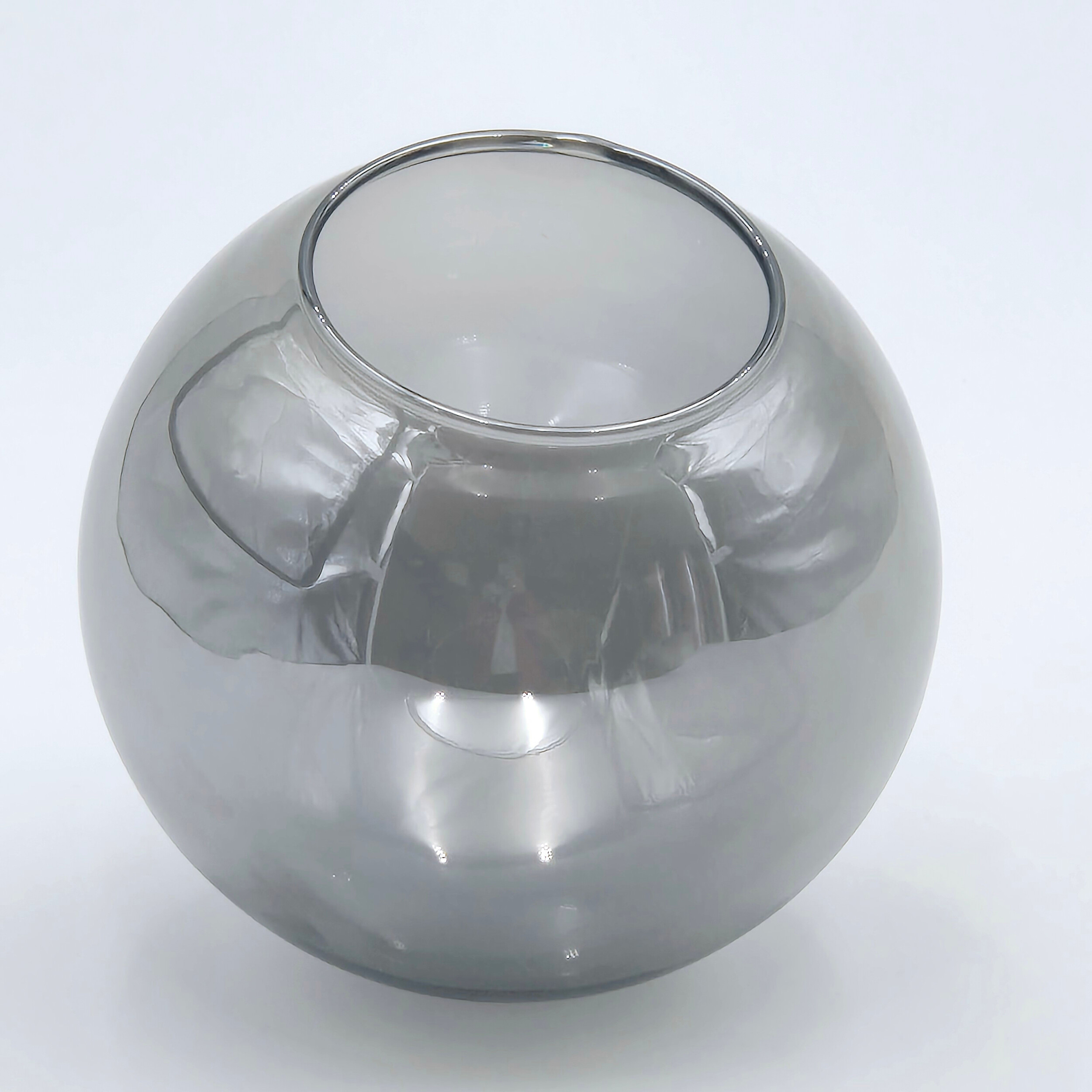 Lamkur Hängeleuchte Rollo Chrom Glas Stahl B/H/L: ca. 15x120x15 cm 1.0 Brennstellen