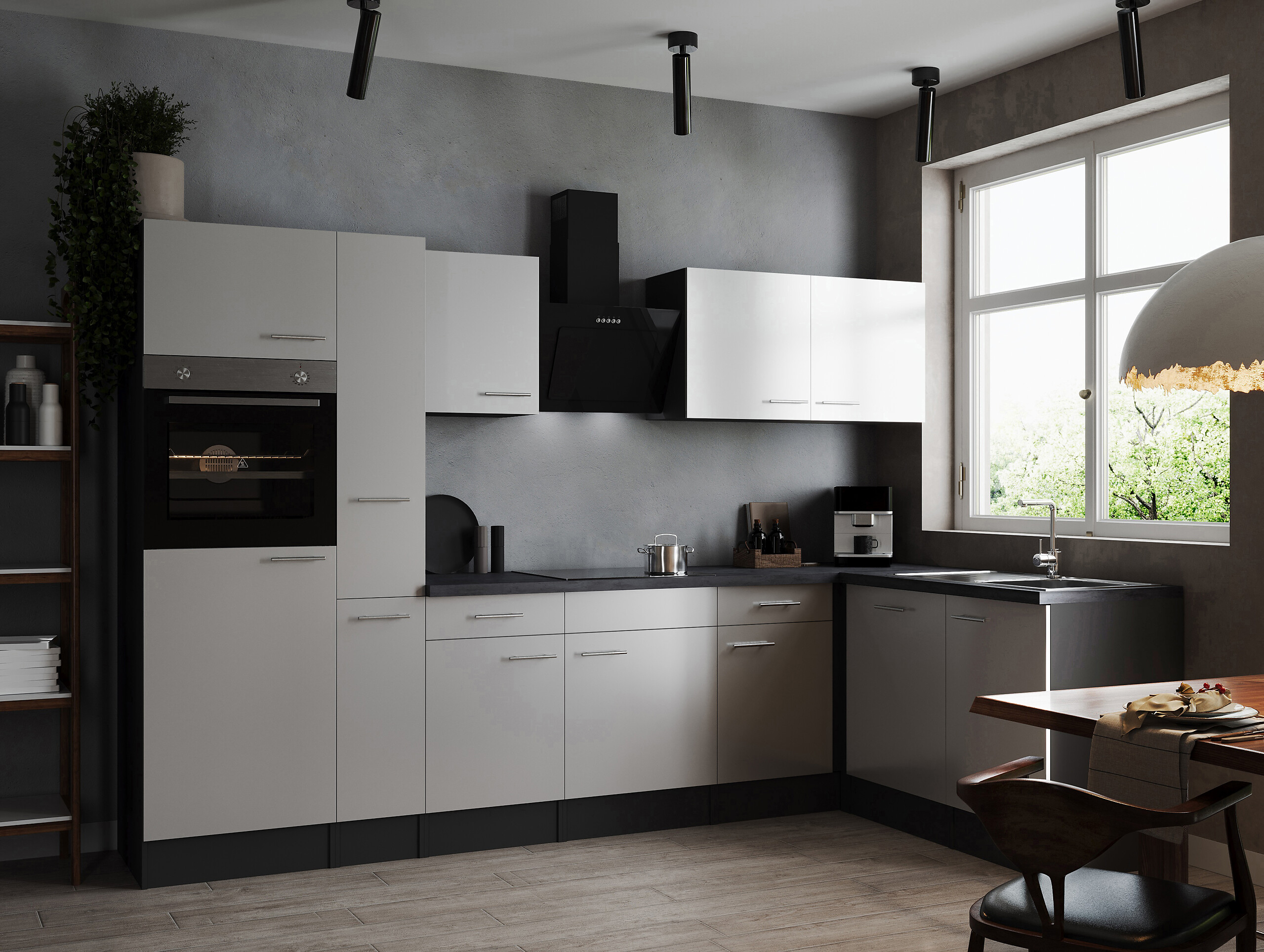 Winkelküche Oliver B/H/T: ca. 310x205x172 cm