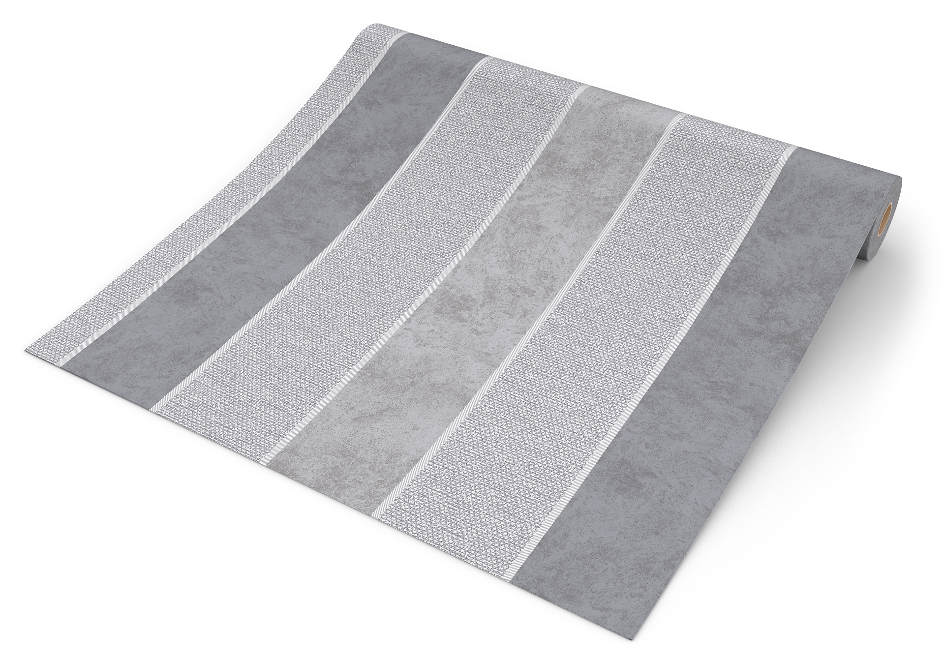 Vinyltapete Streifen grau dunkelgrau B/L: ca. 53x1005 cm