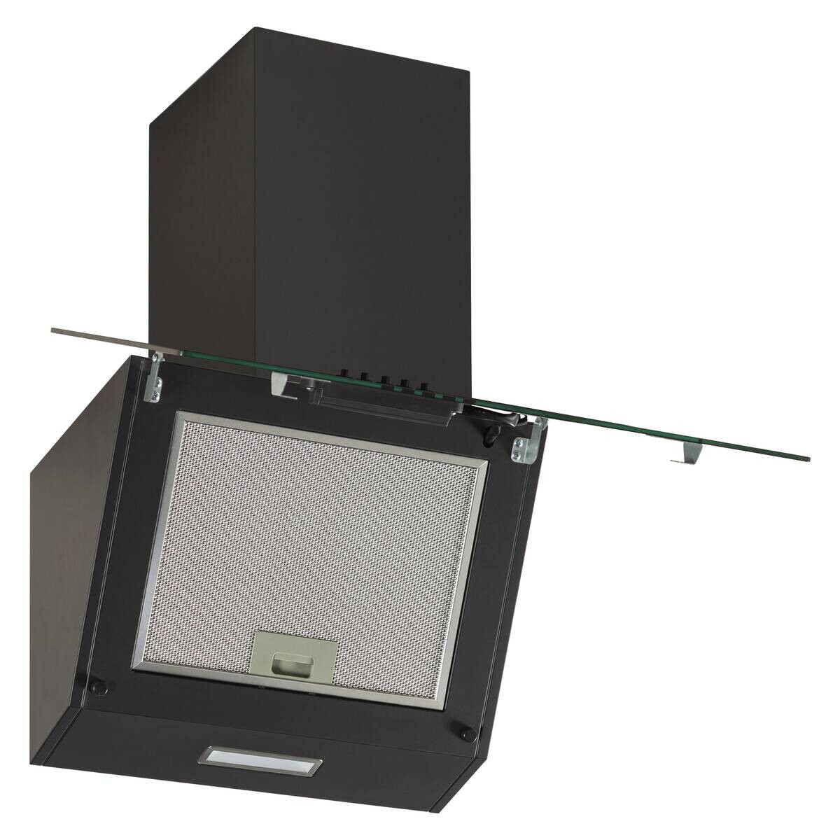 Mican Dunstabzugshaube KHA400MOFSA schwarz Metall B/H/T: ca. 60x60,5x31,5 cm