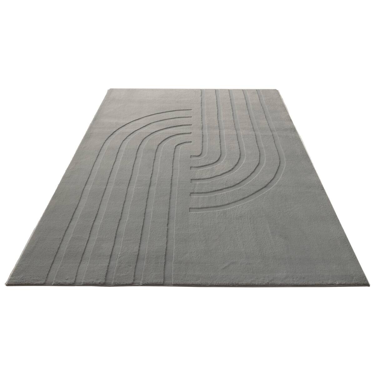 Obsession Teppich Zen Deluxe grau B/H/L: ca. 160x16x230 cm