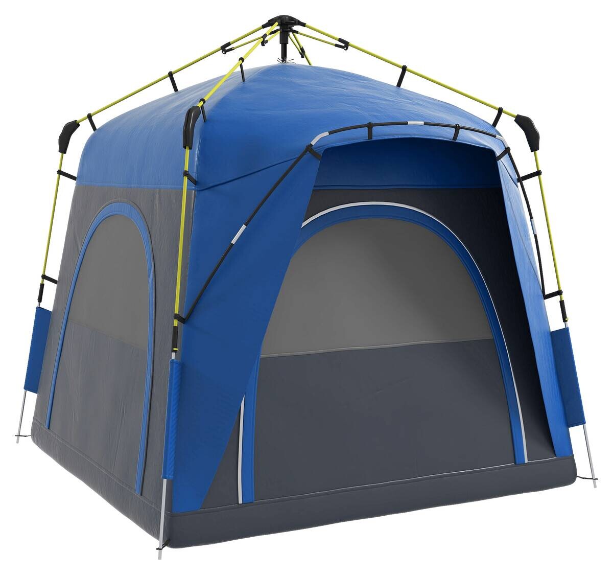 Outsunny Campingzelt blau Aluminium B/H/L: ca. 240x199x240 cm