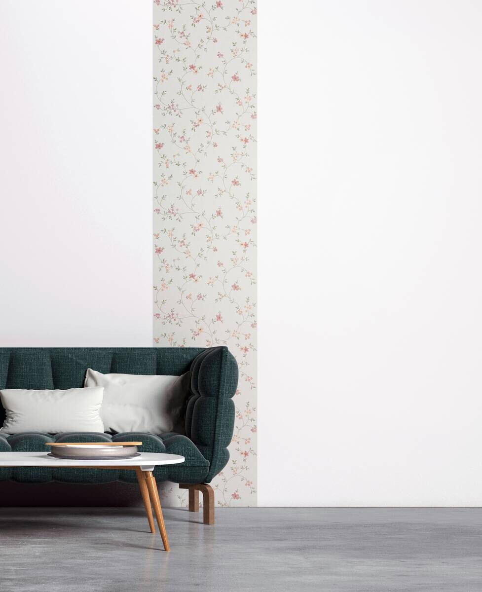 A.S.Creation Tapete grün bunt creme B/H/D: ca. 52x250x7,5 cm