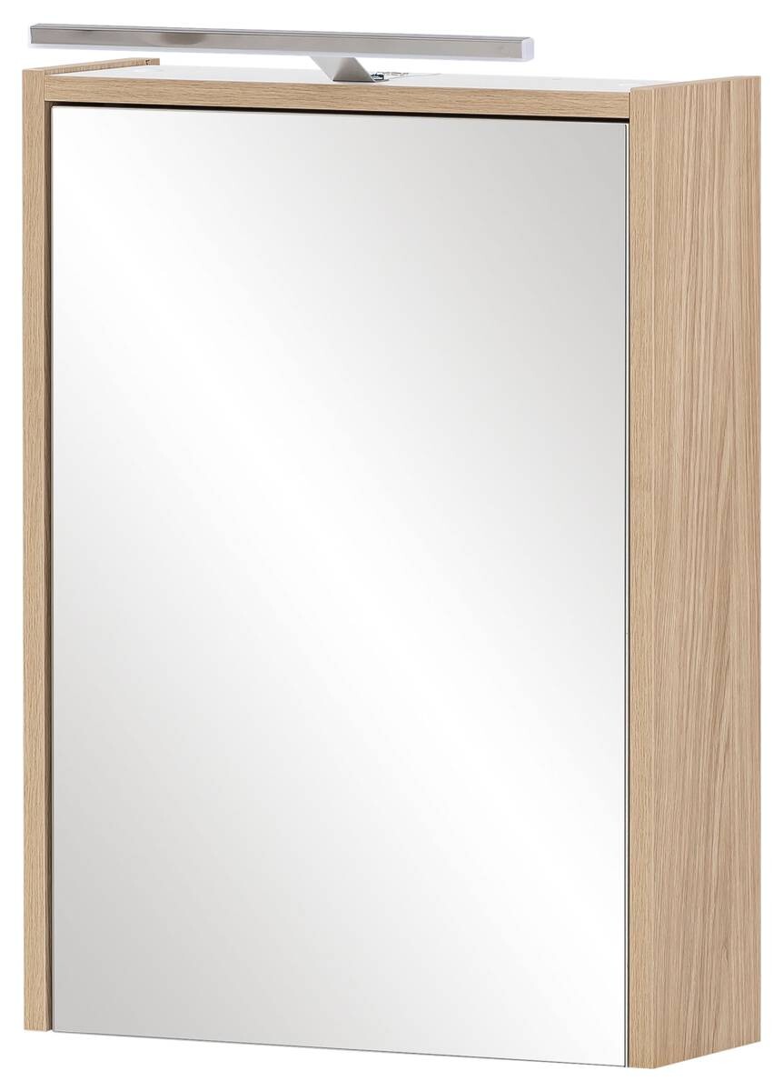 Spiegelschrank Flag Eiche hell Nachbildung B/H/T: ca. 43,5x64x16 cm