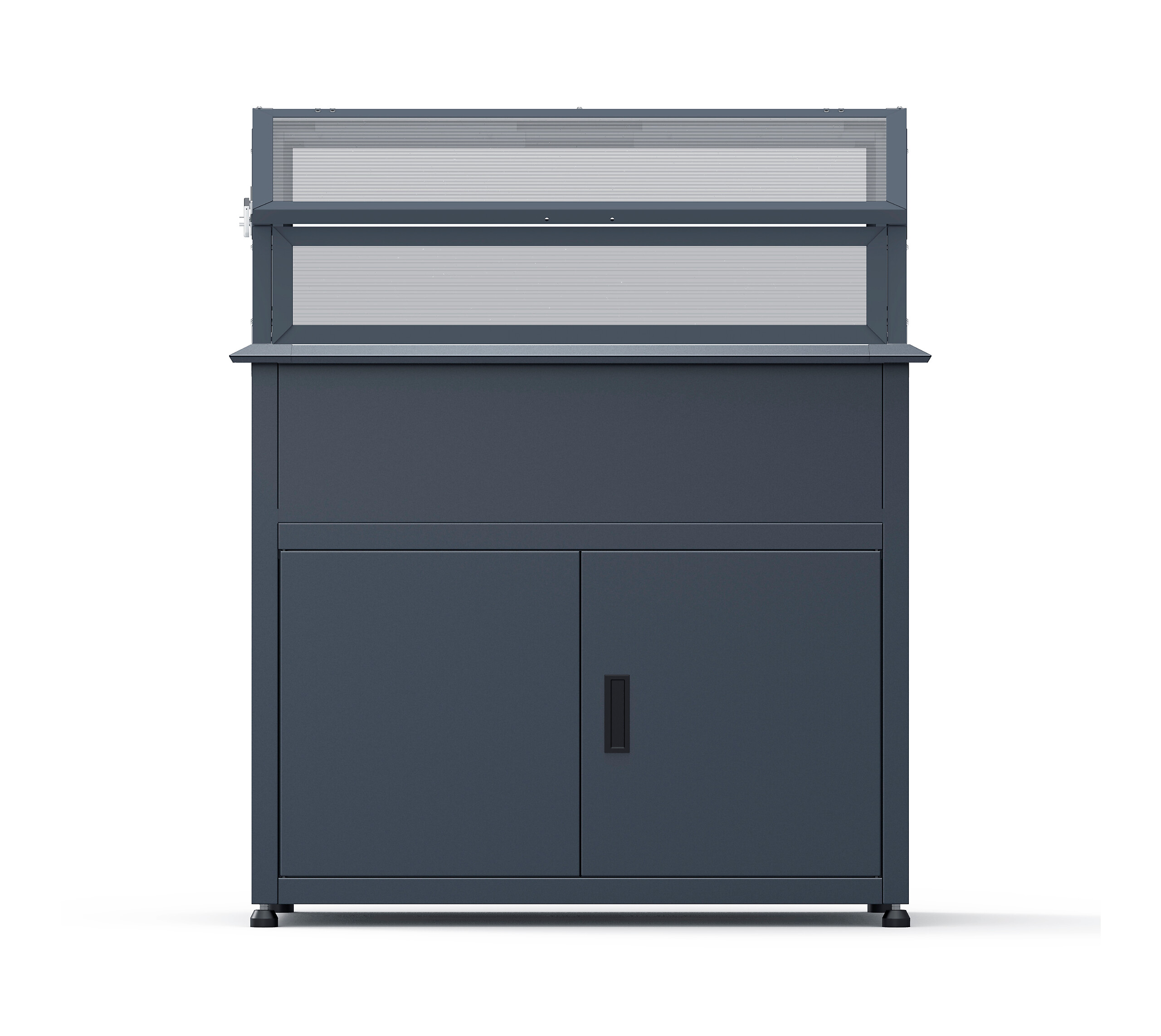 Westmann Hochbeet Plexa anthrazit Stahl B/H/L: ca. 100x120x50 cm