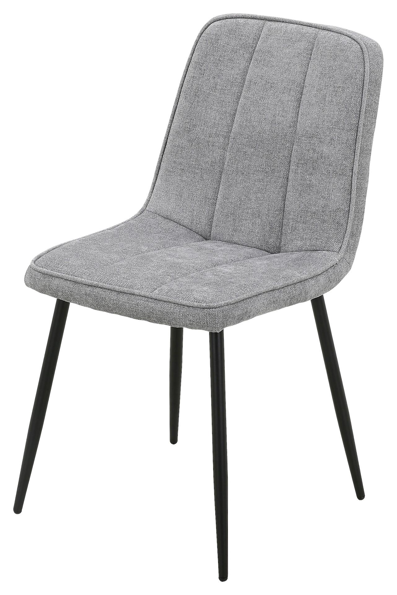 Stuhl KIM grau Webstoff B/T: ca. 45x87 cm Stuhl KIM grau Webstoff B/T: ca. 45x87 cm