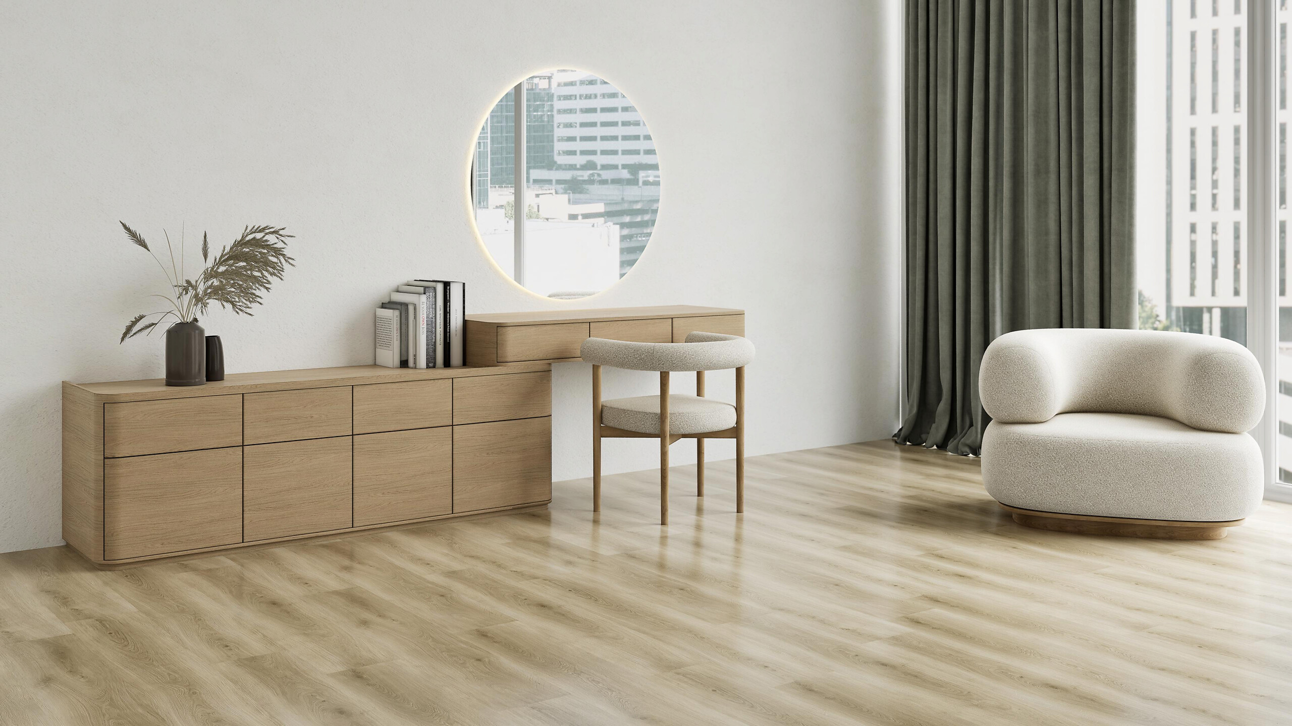 Click-Vinylboden Buchrasen ca. 2,782 m² im Paket  B/L: ca. 22,9x122 cm pro Paket