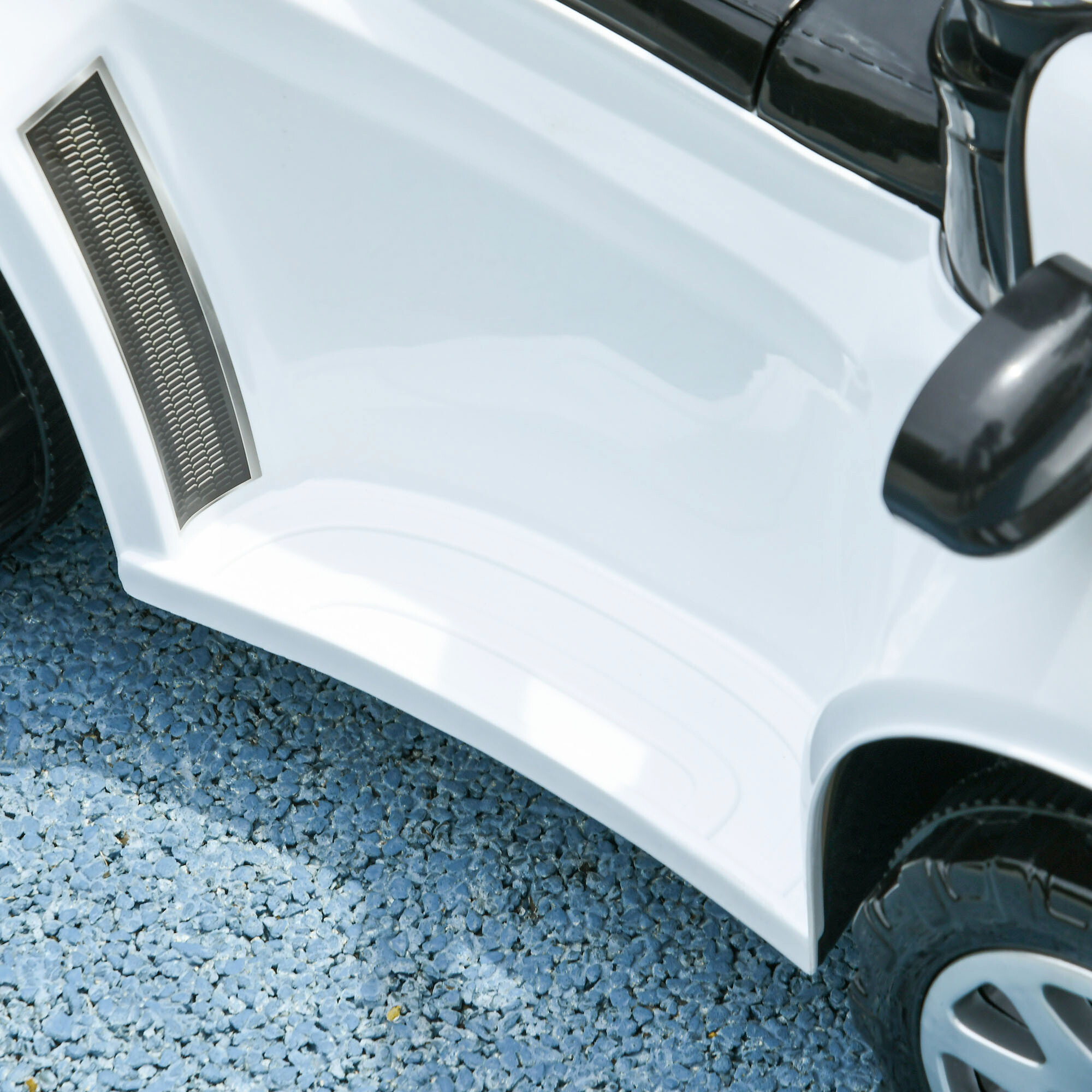 AIYAPLAY Baby-Schiebeauto weiß B/H/L: ca. 39x90x96 cm