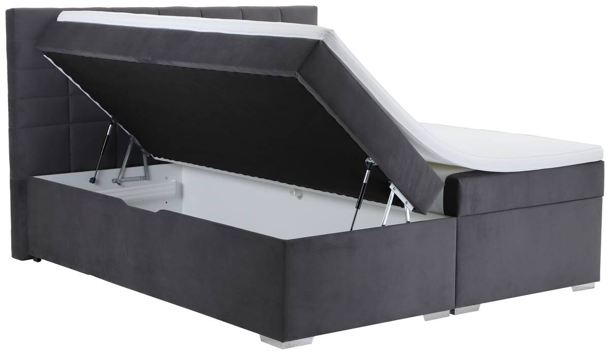 Boxbett Adria dunkelgrau B/H/T: ca. 187x121x211 cm Boxbett Adria dunkelgrau B/H/T: ca. 187x121x211 cm