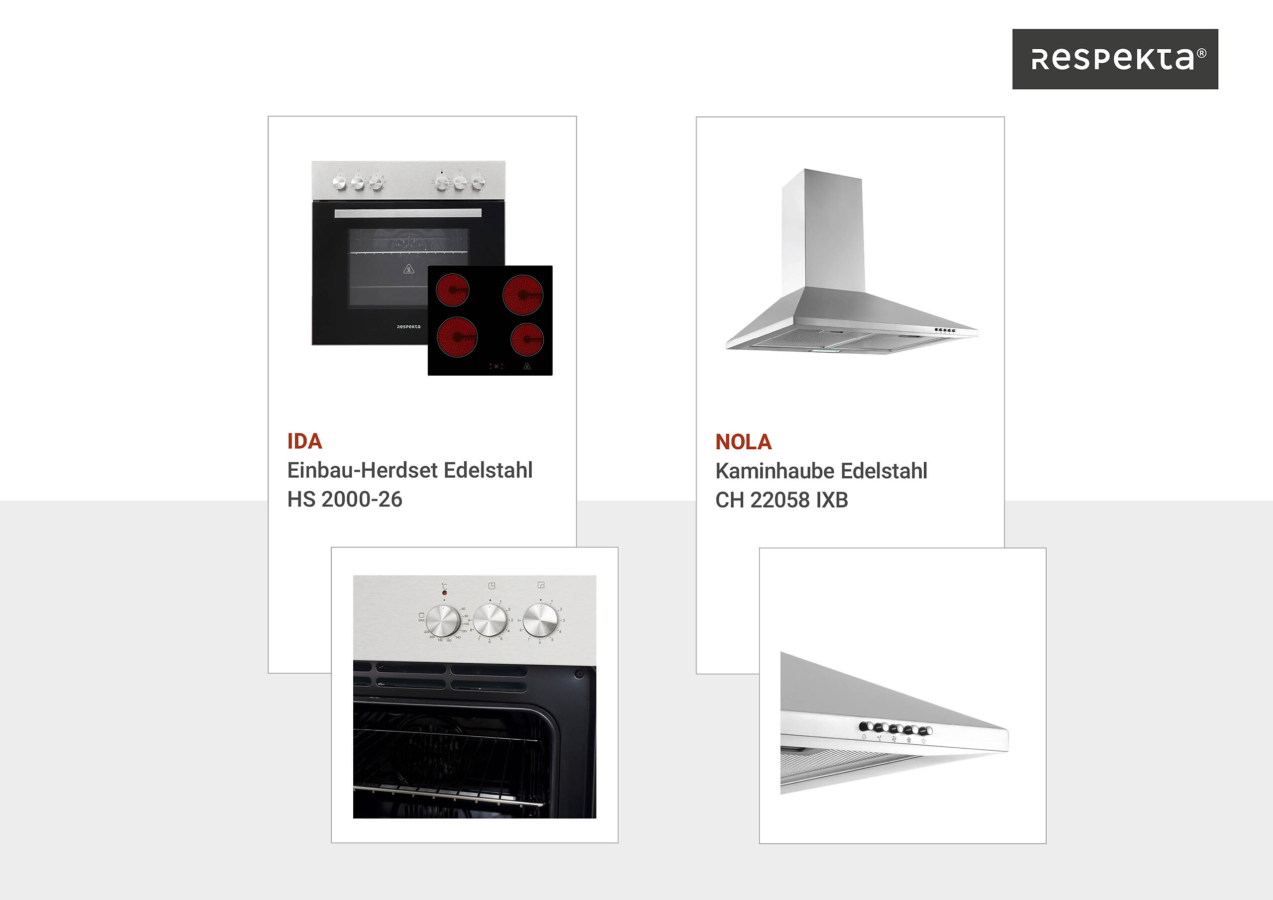 Respekta Küchenblock Merle schwarz B/H/T: ca. 310x200x60 cm