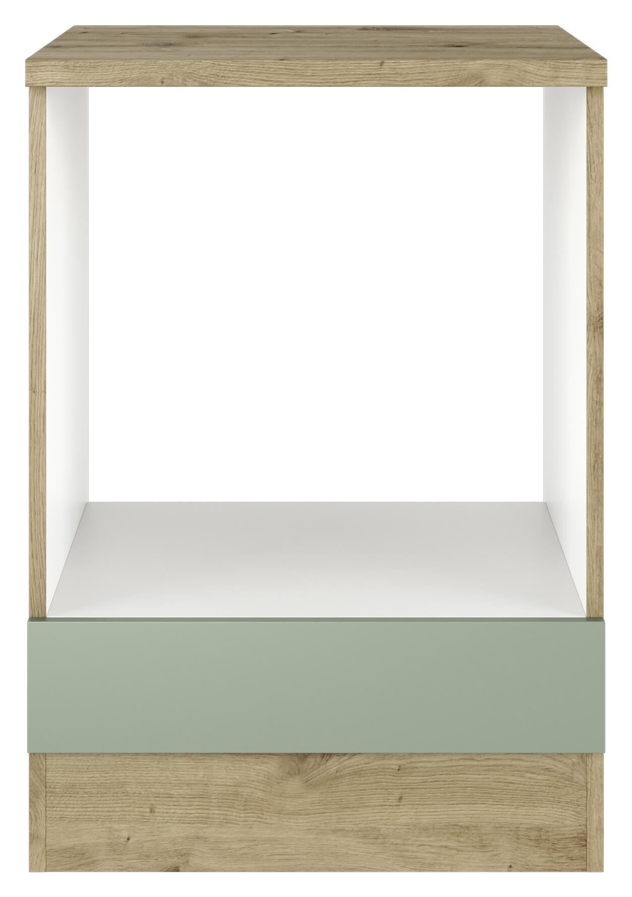 Flex-Well Herdumbauschrank Cara grün B/H/T: ca. 60x85x60 cm