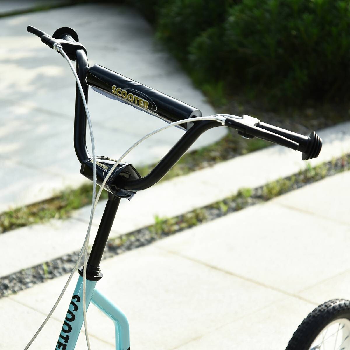 HOMCOM Kinderroller hellblau B/H/L: ca. 58x94x135 cm