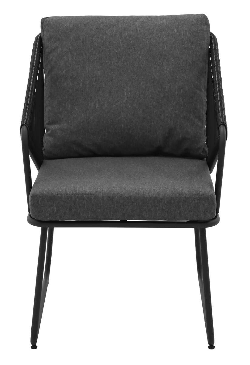 POCOline Gartensitzgruppe schwarz Stahl