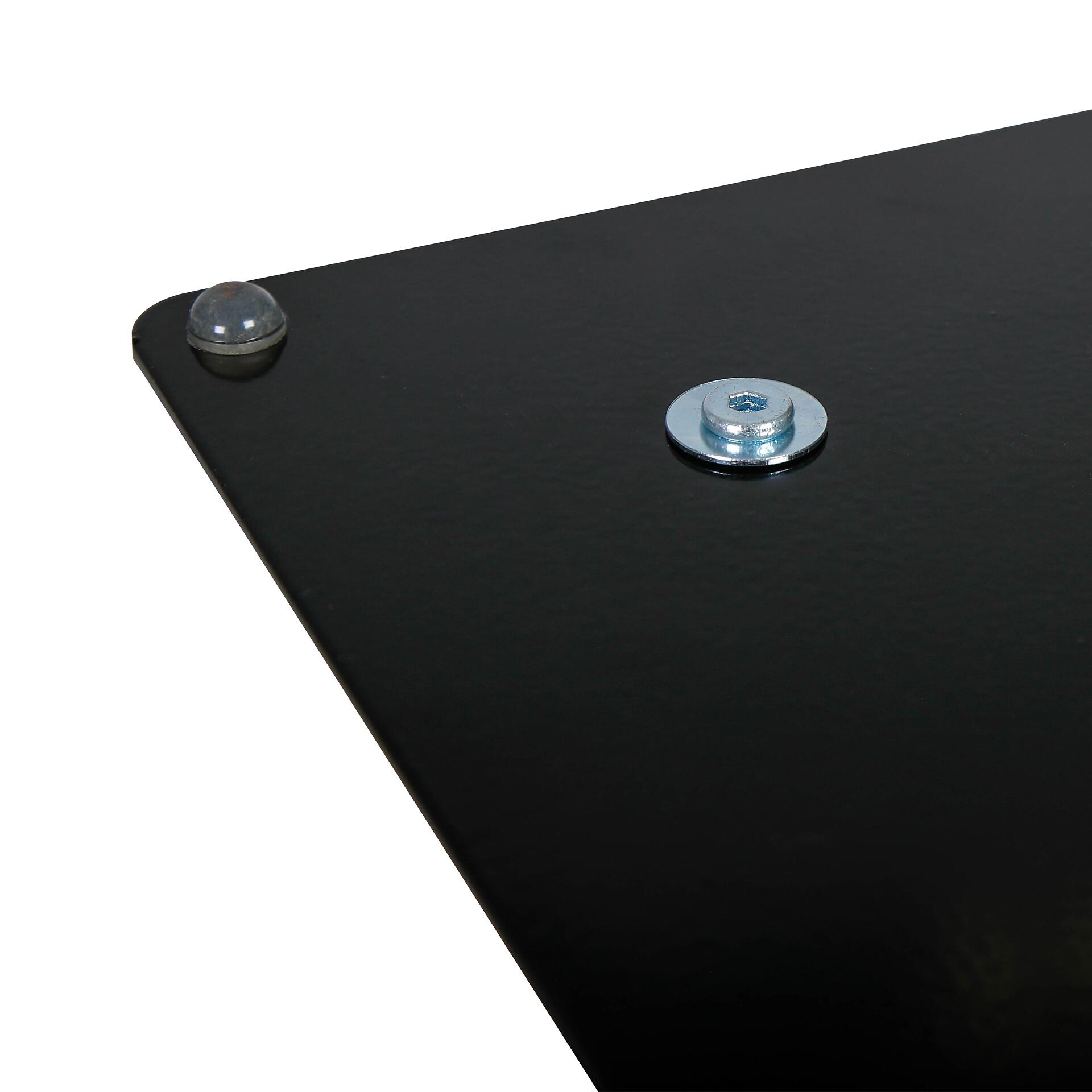 Axentia Handtuchständer schwarz Metall