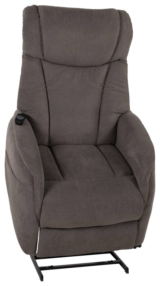 TV-Sessel Ronda graubraun Webstoff B/H/T: ca. 79x116x85 cm