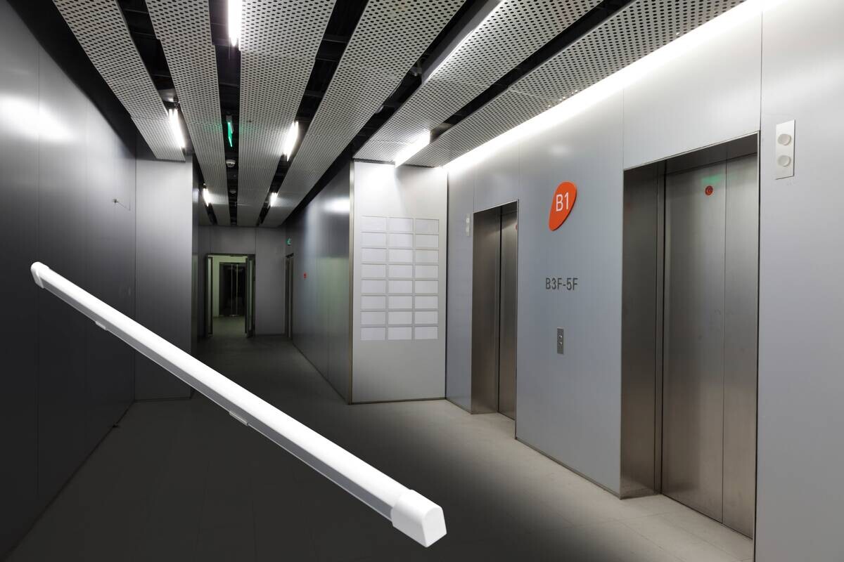 Näve Leuchten LED-Unterbauleuchte neutralweiß Kunststoff Metall B/H/T: ca. 123x4,4x2,8 cm