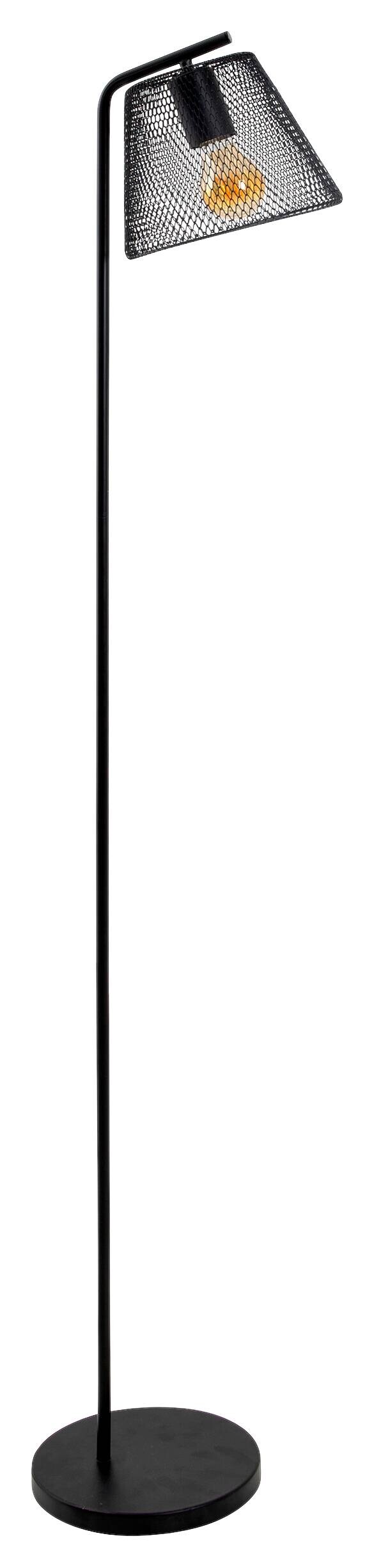 Näve Leuchten Stehleuchte 2083422 schwarz Metall Kunststoff B/H/T: ca. 20x140x20 cm 1 Brennstellen