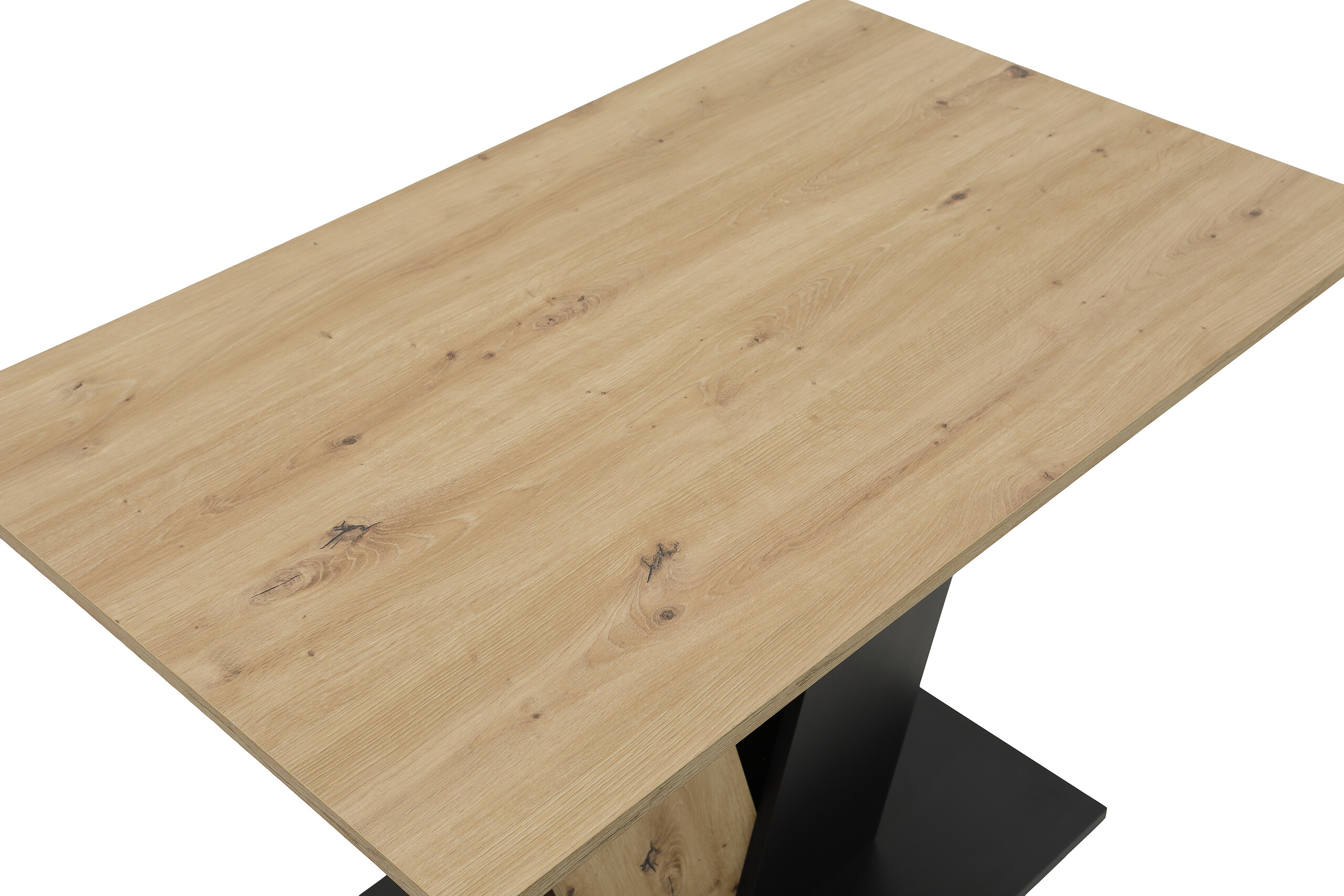 Esstisch Judith Eiche schwarz B/H/T: ca. 110x76x68 cm